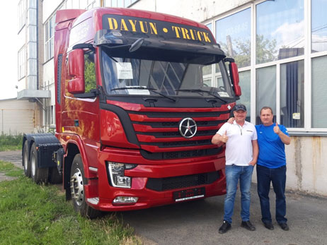 Отгрузка DAYUN 6x4 перед выходными